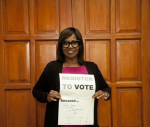 Actress Pauletta Washington, stars in the political drama 'Autumn'.