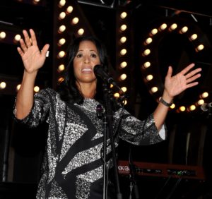ESSENCE President Michelle Ebanks speaks at the 5th Annual ESSENCE Black Women in Music reception, on Wednesday, January 22, 2014 at 1 OAK in Los Angeles, Calif. (Photo by Frank Micelotta/Invision for ESSENCE/AP Images)