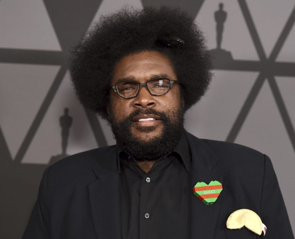 Questlove arrives at the 9th annual Governors Awards at the Dolby Ballroom on Saturday, Nov. 11, 2017, in Los Angeles. (Photo by Jordan Strauss/Invision/AP)