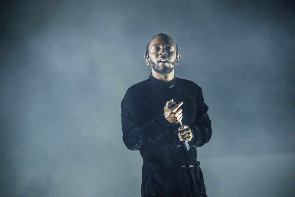 Kendrick Lamar performs at Coachella Music & Arts Festival at the Empire Polo Club on Sunday, April 16, 2017, in Indio, Calif. (Photo by Amy Harris/Invision/AP)