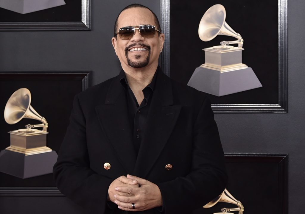Ice-T arrives at the 60th annual Grammy Awards at Madison Square Garden on Sunday, Jan. 28, 2018, in New York. (Photo by Evan Agostini/Invision/AP)