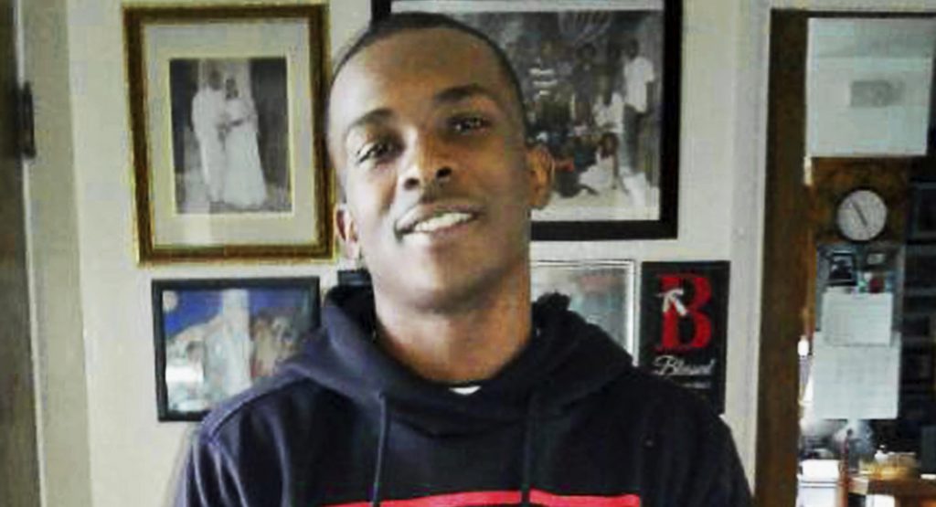 This March 18, 2018 photo, courtesy of the family, shows Stephon Clark at 5:20 p.m. in the afternoon before he died in a hail of police gunfire in the backyard of his grandmother Sequita Thompson's home in Sacramento, Calif. On Monday, March 26, Thompson called for changes in the way police confront suspects, such as sending in a police dog, using a Taser, or aiming for an arm or leg when shots are fired. (Family courtesy photo via AP)