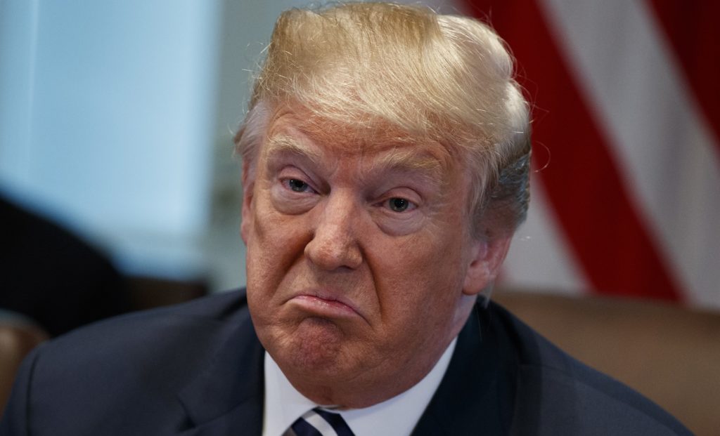 President Donald Trump speaks during a cabinet meeting at the White House, Wednesday, May 9, 2018, in Washington. (AP Photo/Evan Vucci)