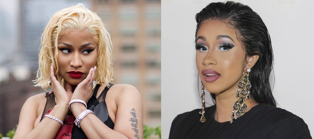 Nicki Minaj attends the Oscar de la Renta show during Fashion Week on Tuesday Sept. 11, 2018 in New York. (Photo by Charles Sykes/Invision/AP)