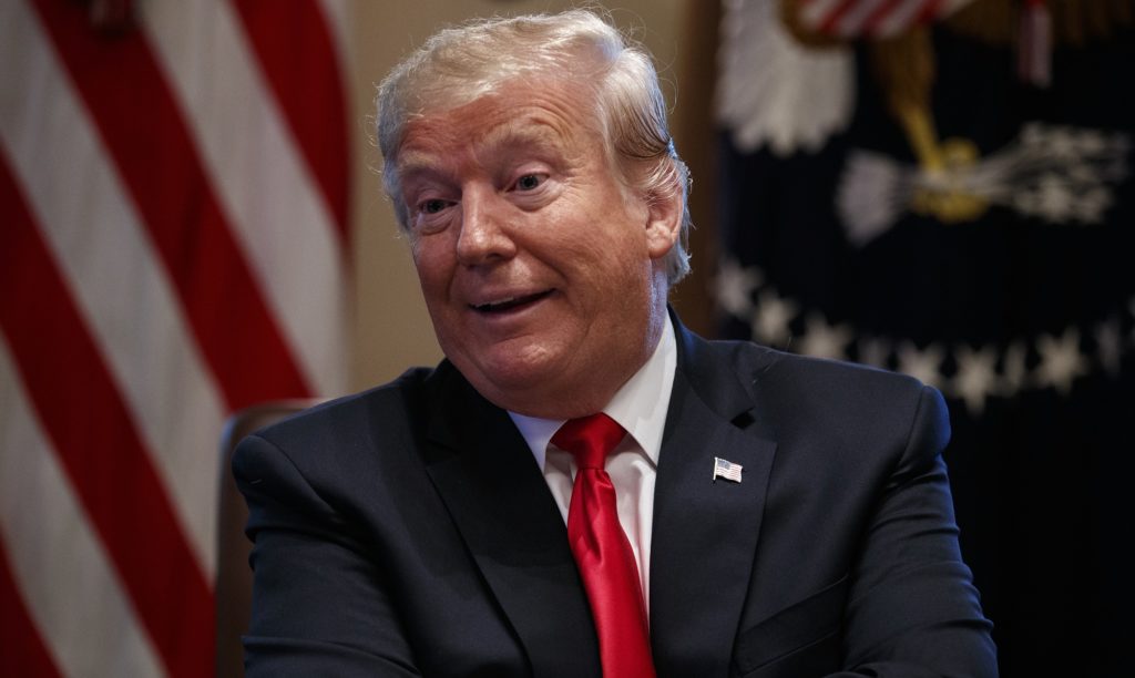 President Donald Trump speaks during a cabinet meeting at the White House, Wednesday, Jan. 2, 2019, in Washington. (AP Photo/Evan Vucci)